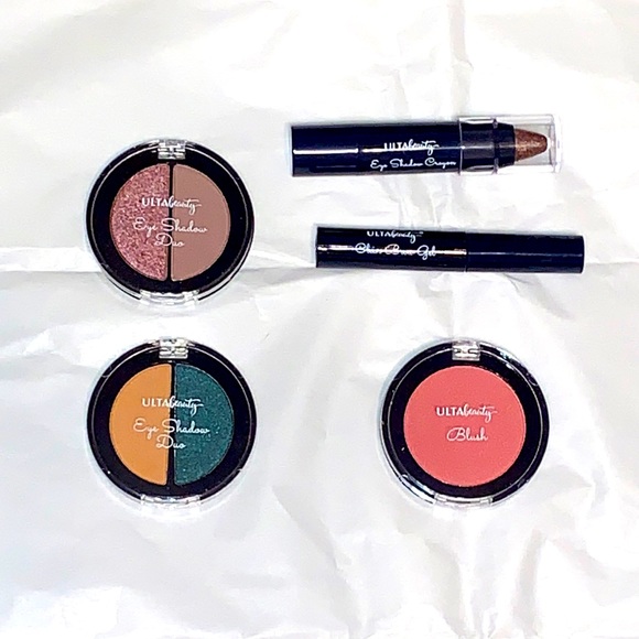 Ulta Beauty Other - Ulta Makeup Bundle - Travel Size Eyeshadows, eye crayon, brow gel & blush. New!